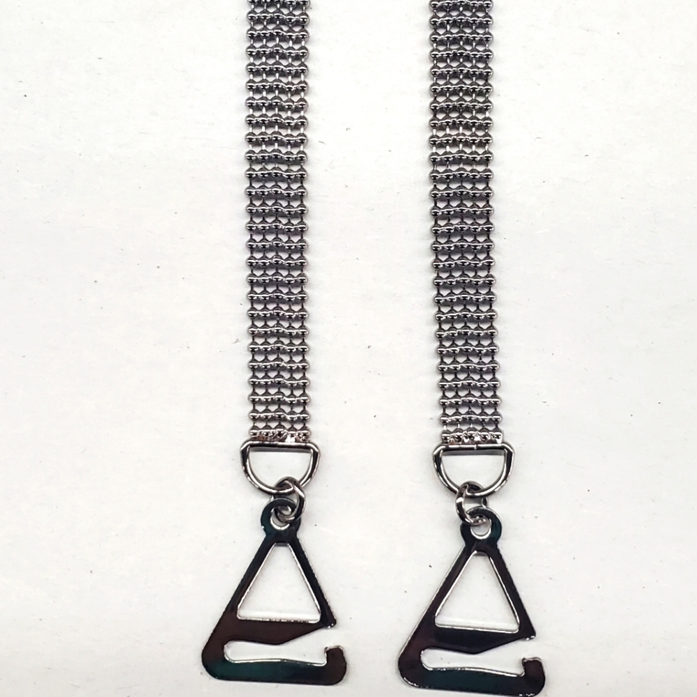 Brazilian Silver Bra Straps